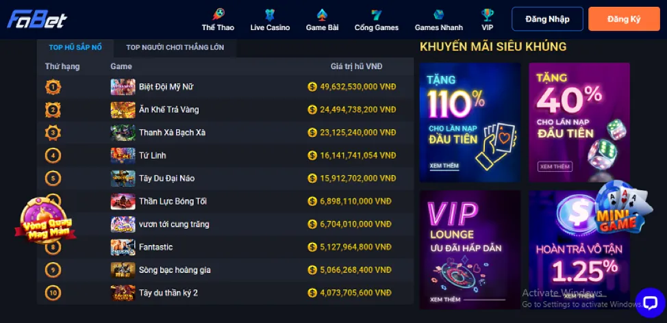 Game Bắn Cá Thần Tài trên banca30 app
